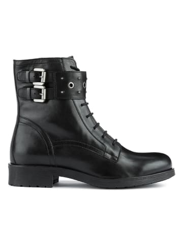 Geox Leder-Boots "Rawelle" in Schwarz