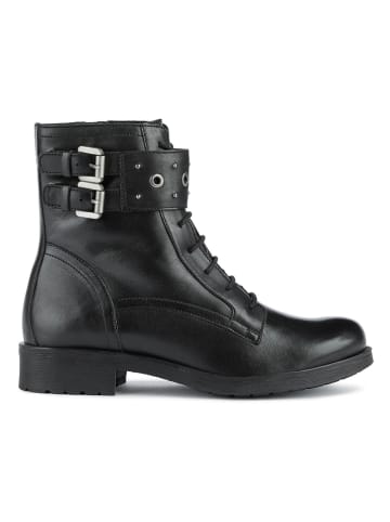 Geox Leren boots "Rawelle" zwart