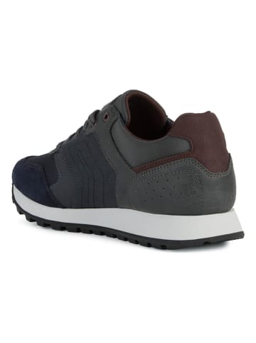 Geox Sneakers "Ponente" antraciet/zwart