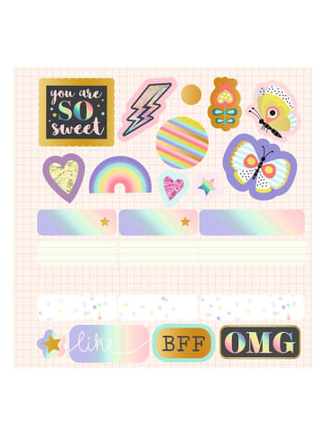 moses. Stickerbuch "Flowers & Friends" in Bunt - ab 3 Jahren