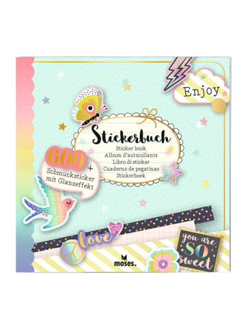 moses. Stickerbuch "Flowers & Friends" in Bunt - ab 3 Jahren