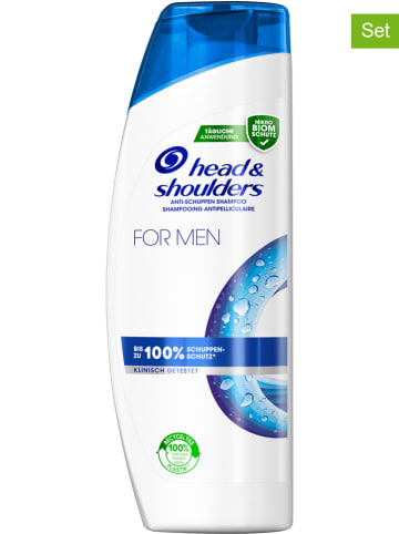 Head & Shoulders 3er-Set: Anti-Schuppen-Shampoo "For Men", je 500 ml
