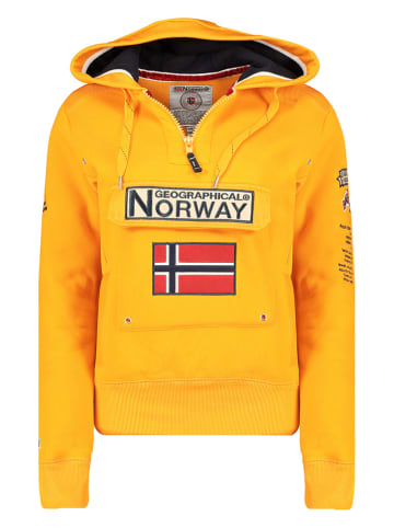 Geographical Norway Bluza "Gymclass" w kolorze Å¼Ã³Å‚tym