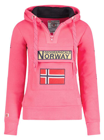 Geographical Norway Bluza "Gymclass" w kolorze różowym