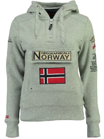 Geographical Norway Hoodie "Gymclass" in Grau