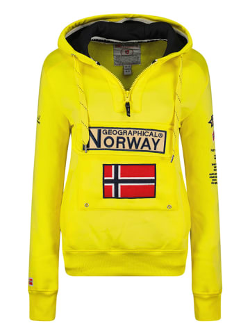 Geographical Norway Bluza "Gymclass" w kolorze żółtym