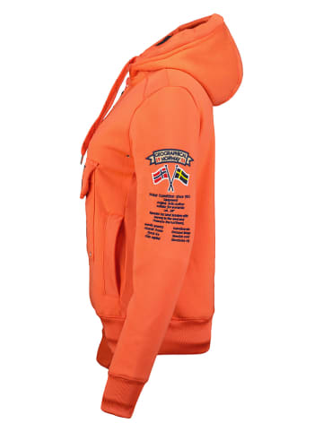 Geographical Norway Hoodie "Gymclass" oranje