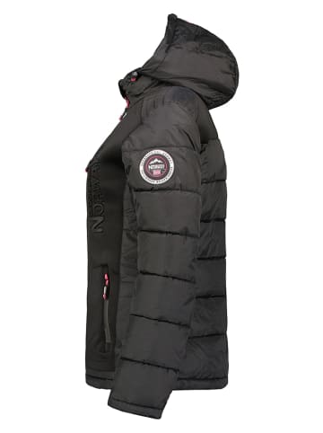 Geographical Norway Winterjacke "Beachwood" in Schwarz