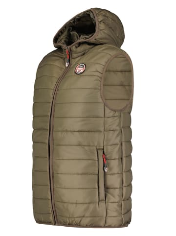 Geographical Norway Kamizelka pikowana "Vamigo" w kolorze khaki