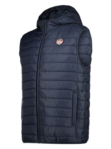 Geographical Norway Kamizelka pikowana "Vamigo" w kolorze granatowym
