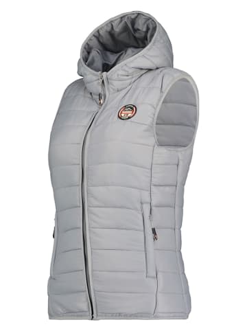 Geographical Norway Kamizelka pikowana "Vatika" w kolorze szarym