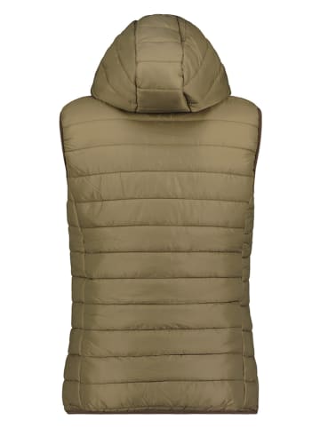 Geographical Norway Kamizelka pikowana "Vatika" w kolorze khaki