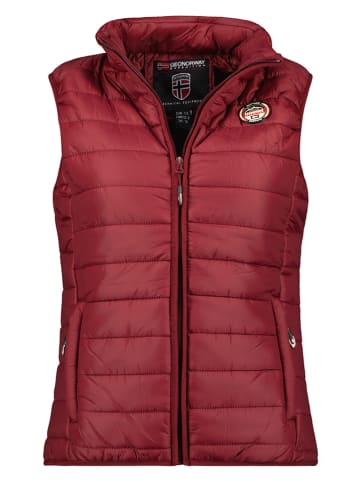 Geographical Norway Steppweste "Vatika Basic" in Bordeaux