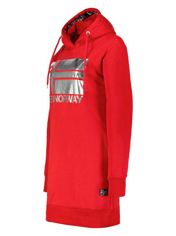 Geographical Norway Sweatkleid  in Rot