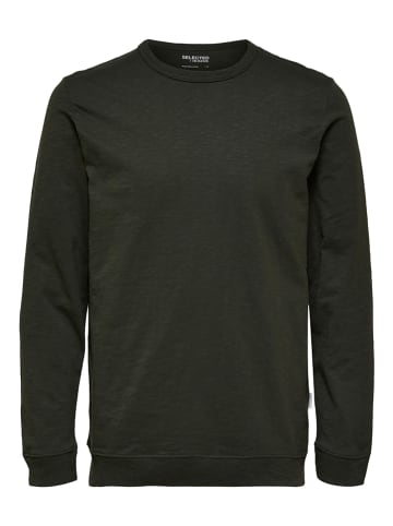 SELECTED HOMME Sweatshirt in Khaki