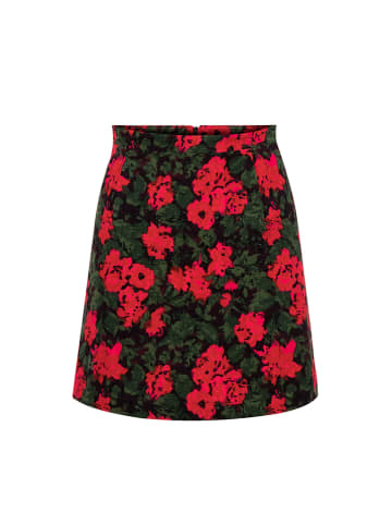 Blutsgeschwister Rok "Velvet eyes" rood/zwart/groen