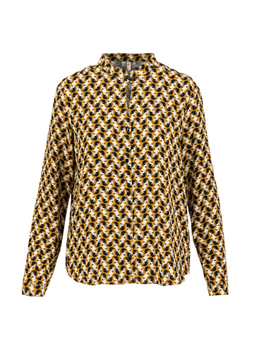 Blutsgeschwister Bluse "Hupp die welle" in Gelb/ Schwarz