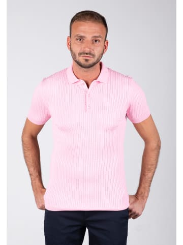GIORGIO DI MARE Koszulka polo w kolorze różowym