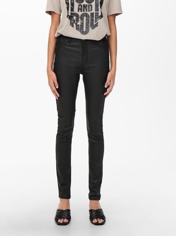 JDY Kunstleren broek "New Thunder" zwart