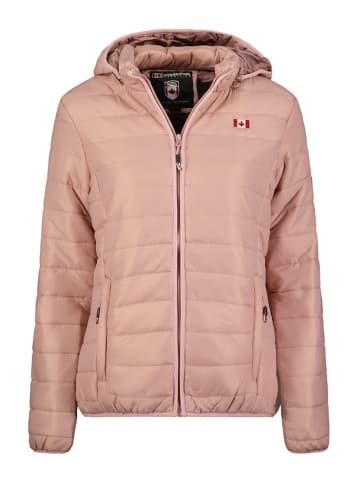 Canadian Peak Doorgestikte jas lichtroze