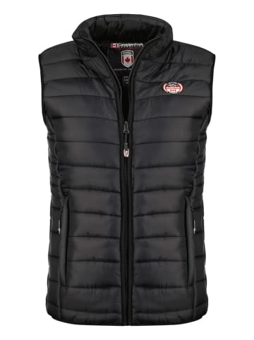 Canadian Peak Doorgestikte bodywarmer zwart