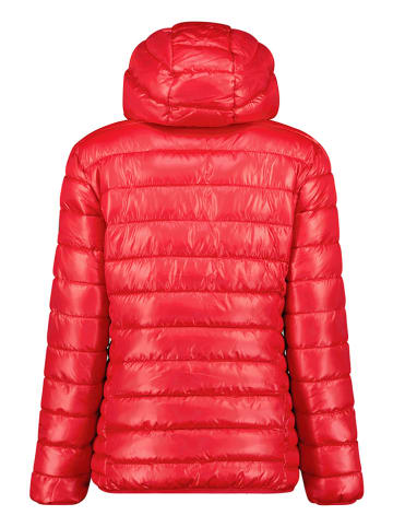 Canadian Peak Doorgestikte jas "Colombiana Hood" rood