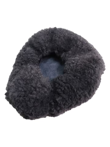 Kaiser Naturfellprodukte Poszewka wełniana w kolorze antracytowym na siodełko rowerowe