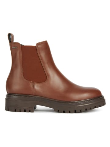 Geox Leren chelseaboots "Iridea" lichtbruin