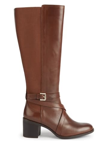Geox Leder-Stiefel "New Asheel" in Hellbraun