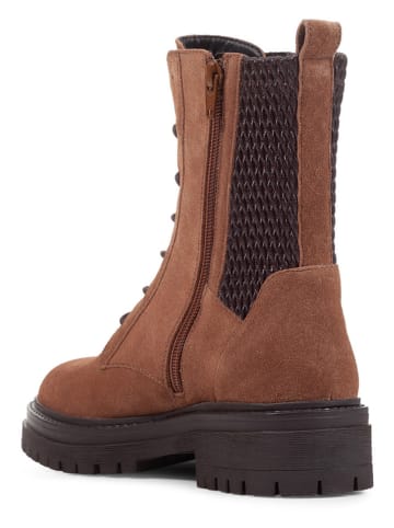 Geox Leder-Boots "Iridea" in Hellbraun