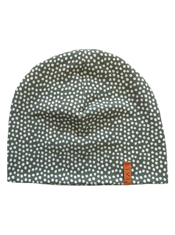 LiVi Beanie "Loom green" in Grün