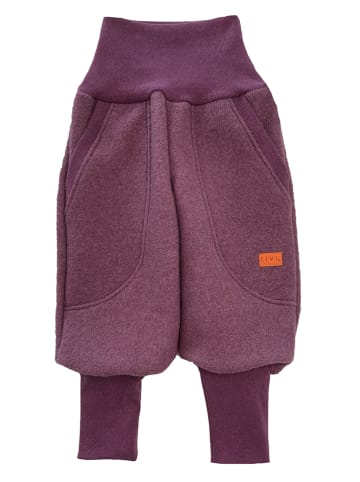 LiVi Wełniane spodnie dresowe "Streetstyle" w kolorze fioletowym