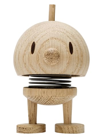 Hoptimist Decofiguur "Bumble S" eikenkleurig - (H)8 x Ø 5 cm