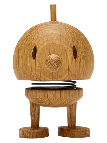 Hoptimist Decoratief figuur "Bumble S" eikenkleurig - (H)8 x Ø 5 cm