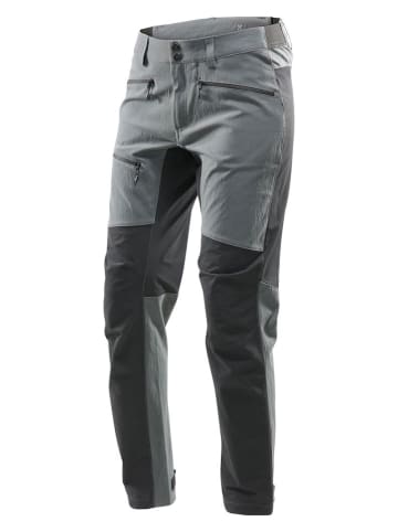 Haglöfs Spodnie funkcyjne "Rugged Flex" w kolorze szaro-czarnym
