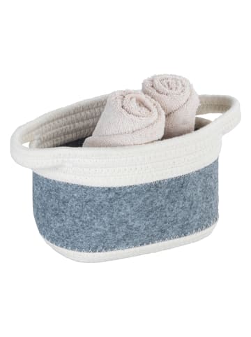 Wenko Opbergmand "Bea" grijs - (B)18 x (H)13 x (D)12 cm