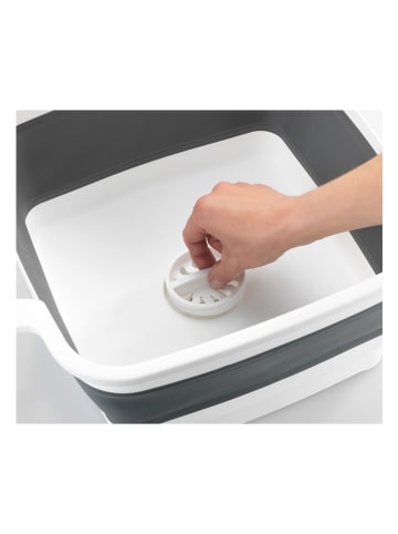 Wenko Spülschüssel "Sira" in Grau/ Weiß - (B)39 x (H)18 x (T)32,5 cm