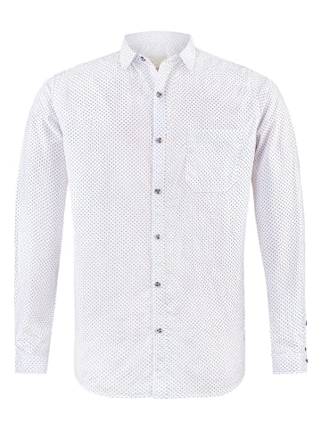 Stockerpoint Trachtenhemd "Tonio" in Weiß/ Blau