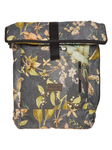 Gesslein Wickelrucksack "N°6" in Anthrazit/ Bunt