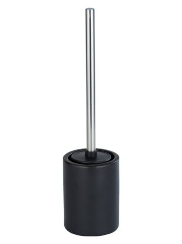 Wenko WC-Garnitur "Laviano" in Schwarz - (H)39 x Ø 9,7 cm