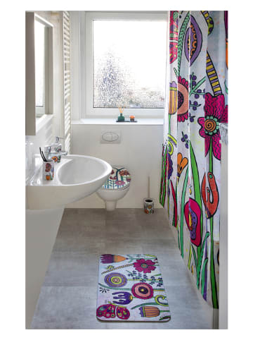 Wenko Absenkautomatik-WC-Sitz "Red Blossom" in Bunt