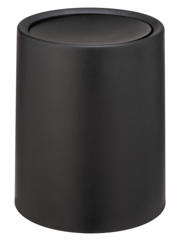 Wenko Schwingdeckeleimer "Atri" in Schwarz - 6 l