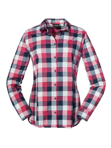 Schöffel Functionele blouse "Hirschberg" rood/zwart