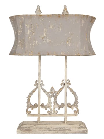 Clayre & Eef Lampa stołowa w kolorze szarym - 50 x 74 x 25 cm