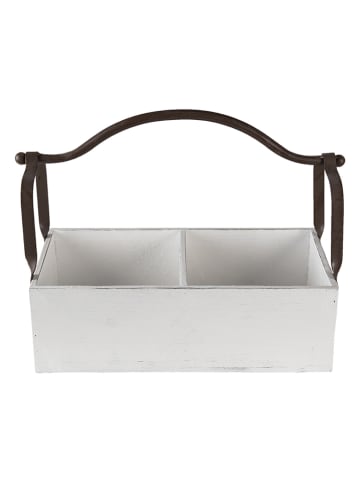 Clayre & Eef Mand wit - (B)41 x (H)29 x (D)19 cm