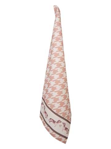 Clayre & Eef Ściereczka w kolorze jasnobrązowym do naczyń - 70 x 50 cm
