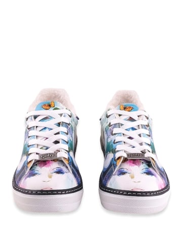 Goby Sneakers groen/blauw/meerkleurig