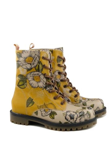 Goby Boots beige/geel/meerkleurig