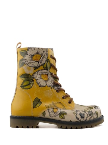 Goby Boots beige/geel/meerkleurig