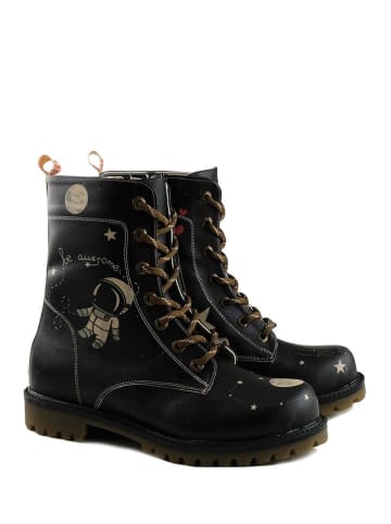 Goby Boots in Schwarz/ Bunt